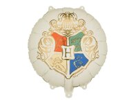 Folienballon Harry Potter Hogwarts-Wappen, 35 cm, beige