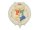 Folienballon Harry Potter Hogwarts-Wappen, 35 cm, beige